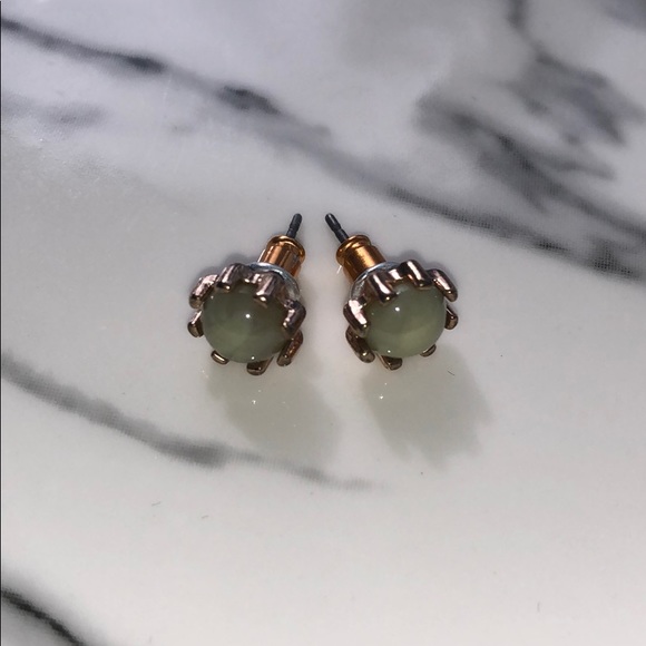 Green & Gold earrings